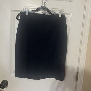 Banana Republic Blue Pencil 95% Wool Blend Skirt Size 10 Lined